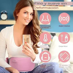 NUEVO CINTURON MASAJEADOR PARA COLICOS MENSTRUALES