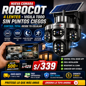 NUEVA CÁMARA ROBOCOT - Mueve cada lente 360° desde el app