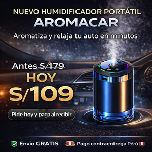 NUEVO HUMIDIFICADOR PORTÁTIL AROMACAR