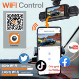 NUEVA DASHCAM KRAKEN WIFI 4 LENTES 360°
