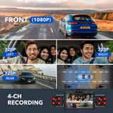 NUEVA DASHCAM KRAKEN WIFI 4 LENTES 360°