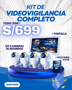 NUEVO KIT DE VIGILANCIA WORLD VISION PRO