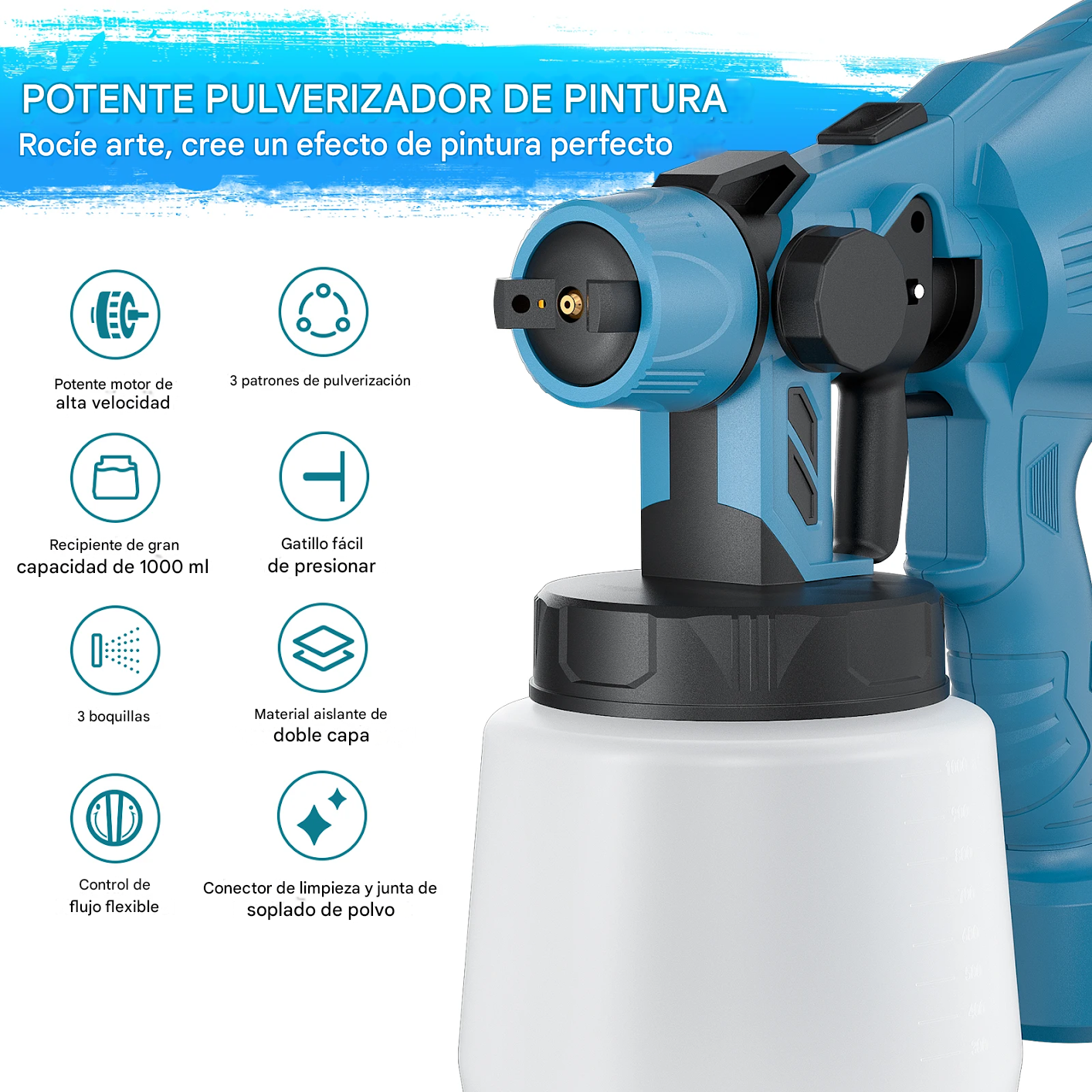 NUEVA PISTOLA DE PINTURA PAINTPRO 48V